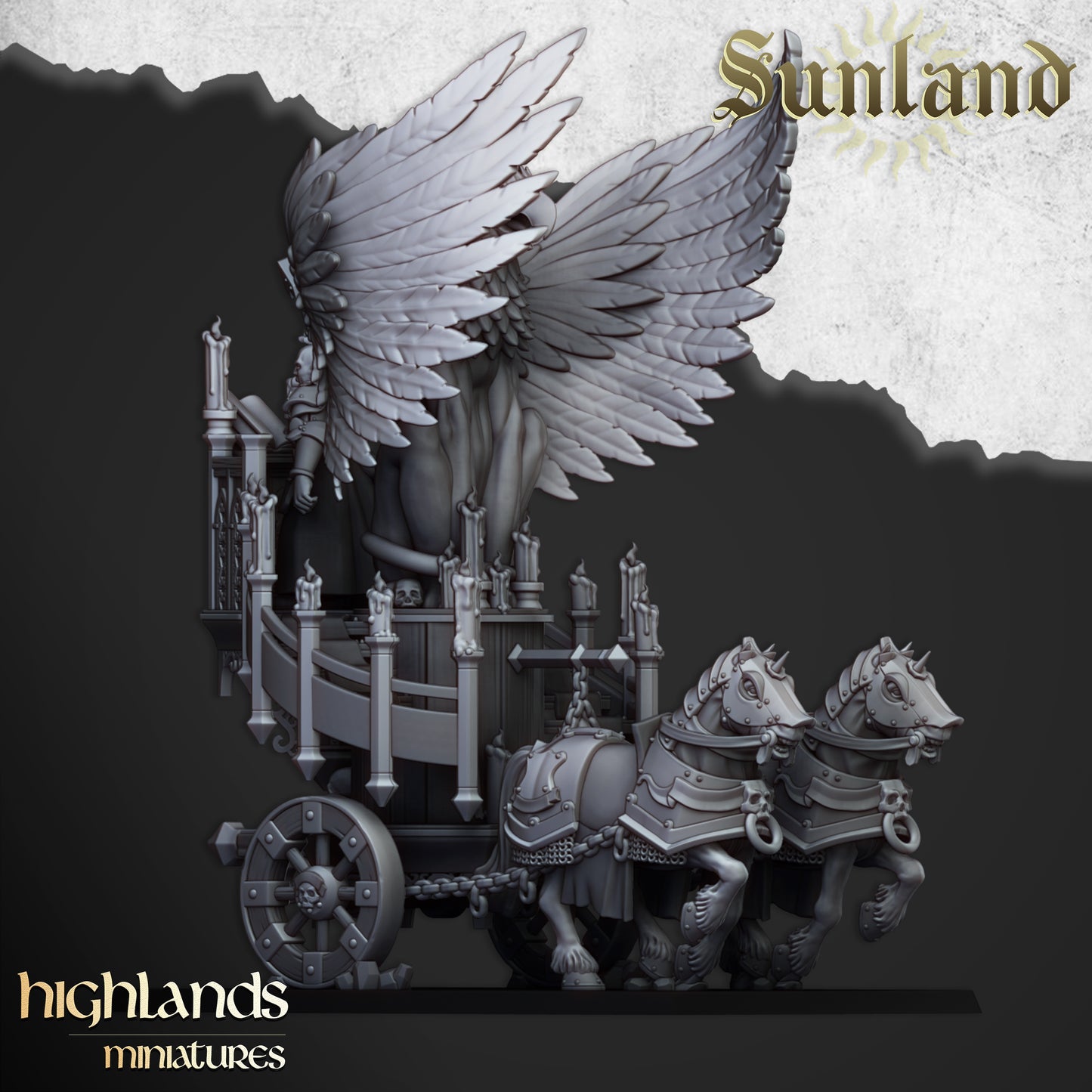 Sunland Altar on Wagon - Highlands Miniatures