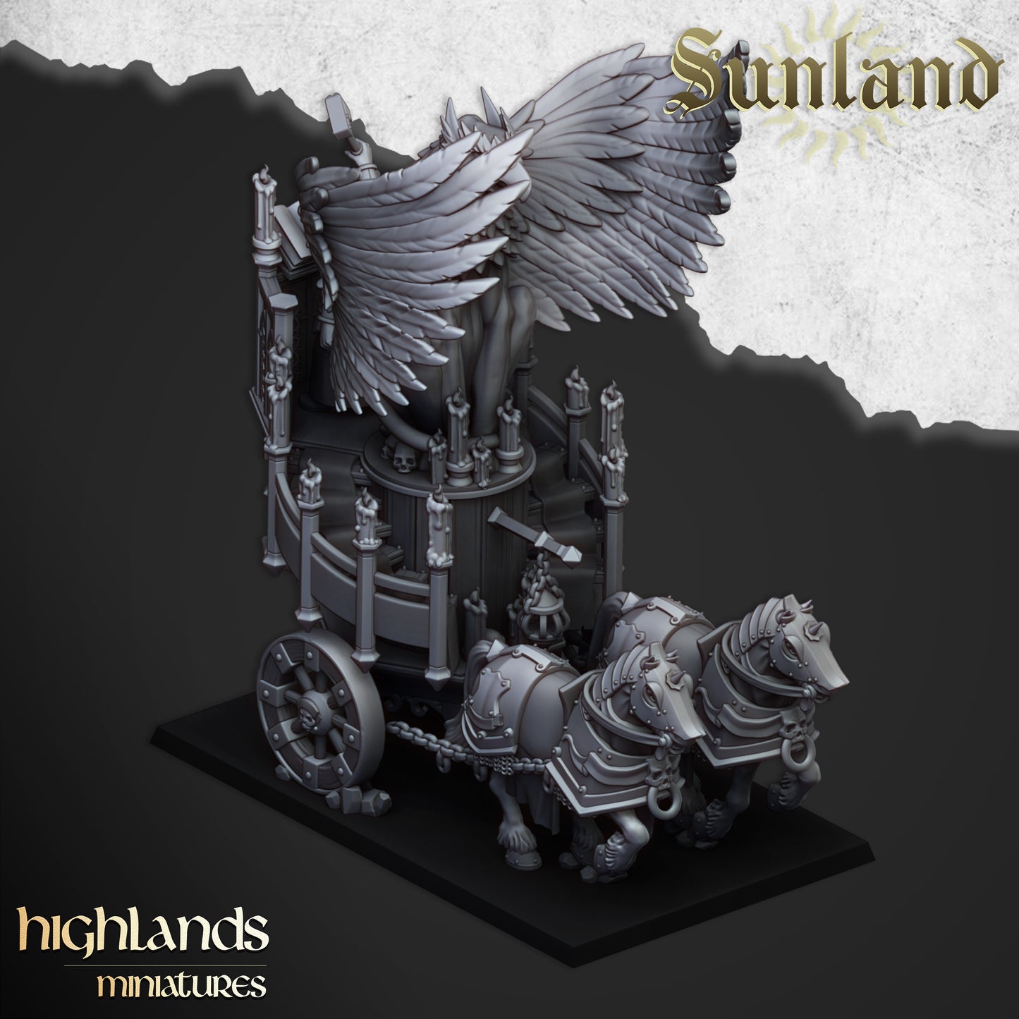 Sunland Altar on Wagon - Highlands Miniatures