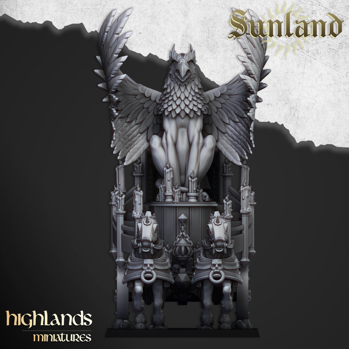 Sunland Altar on Wagon - Highlands Miniatures