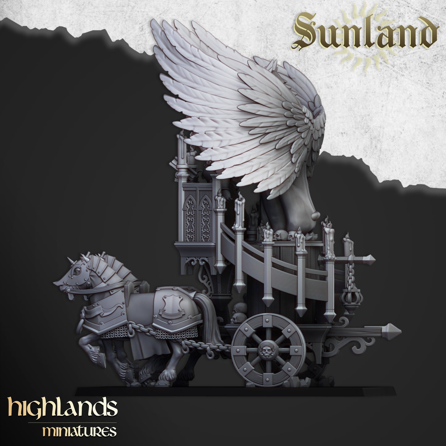 Sunland Altar on Wagon - Highlands Miniatures