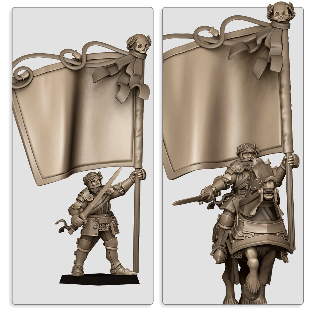 Sunland Battle Standard Bearer Fillers & Heroes - Highlands Miniatures
