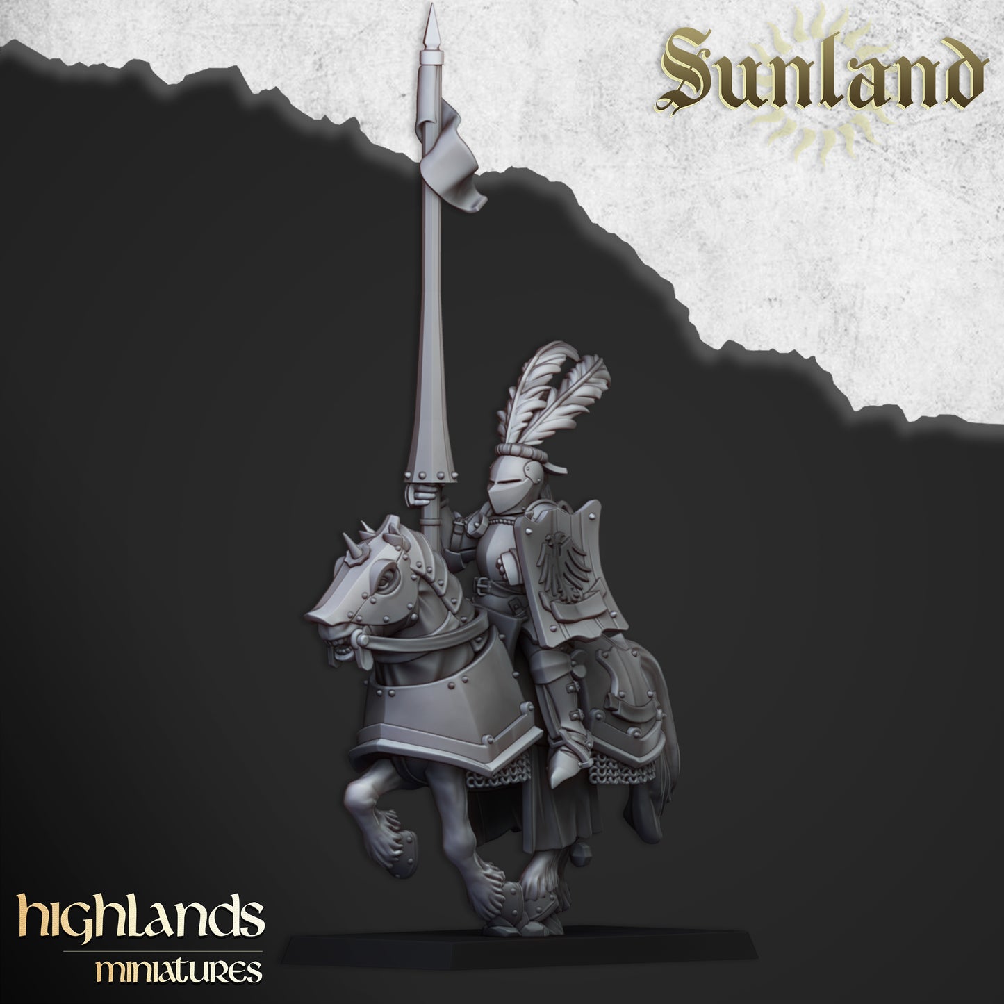 Sunland Cavalry knights - Highlands Miniatures