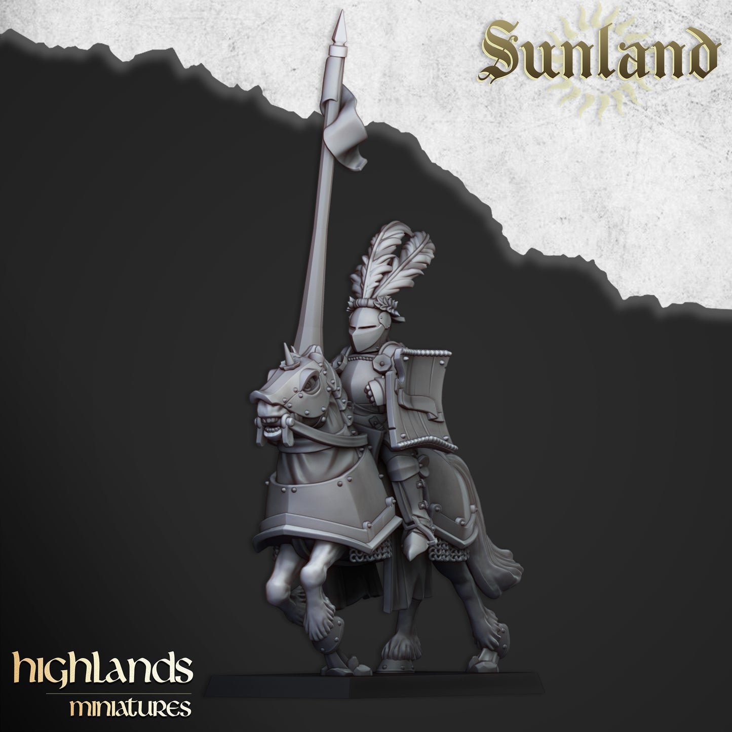 Sunland Cavalry knights - Highlands Miniatures