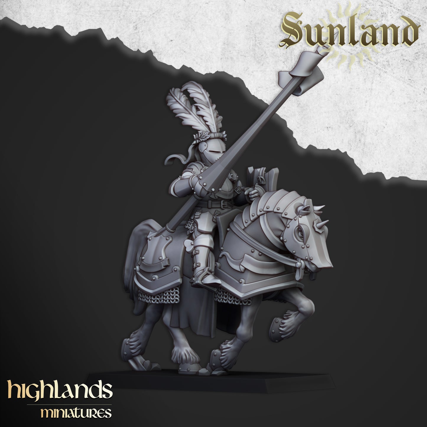 Sunland Cavalry knights - Highlands Miniatures
