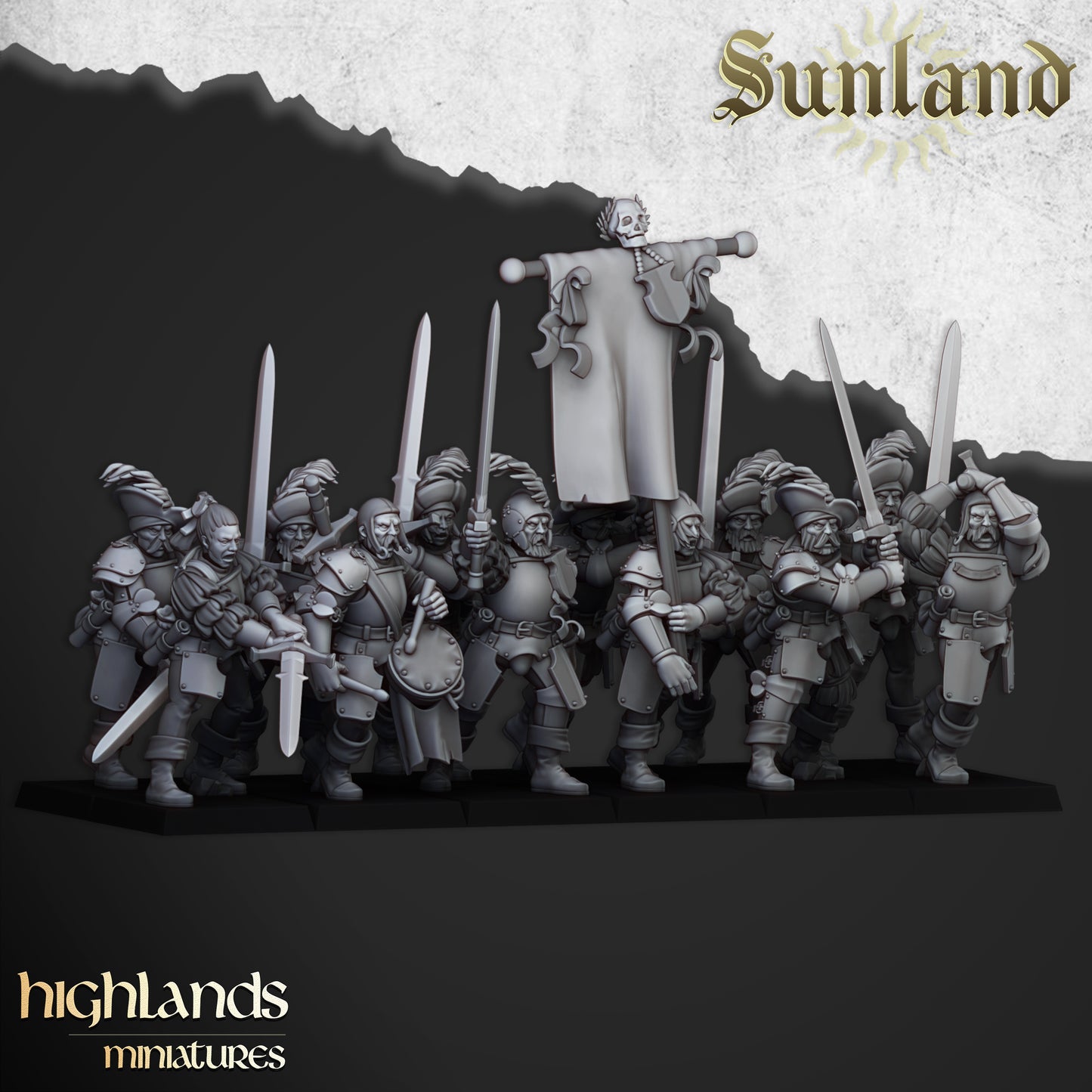 Sunland Landsknechts 12x - Highlands Miniatures