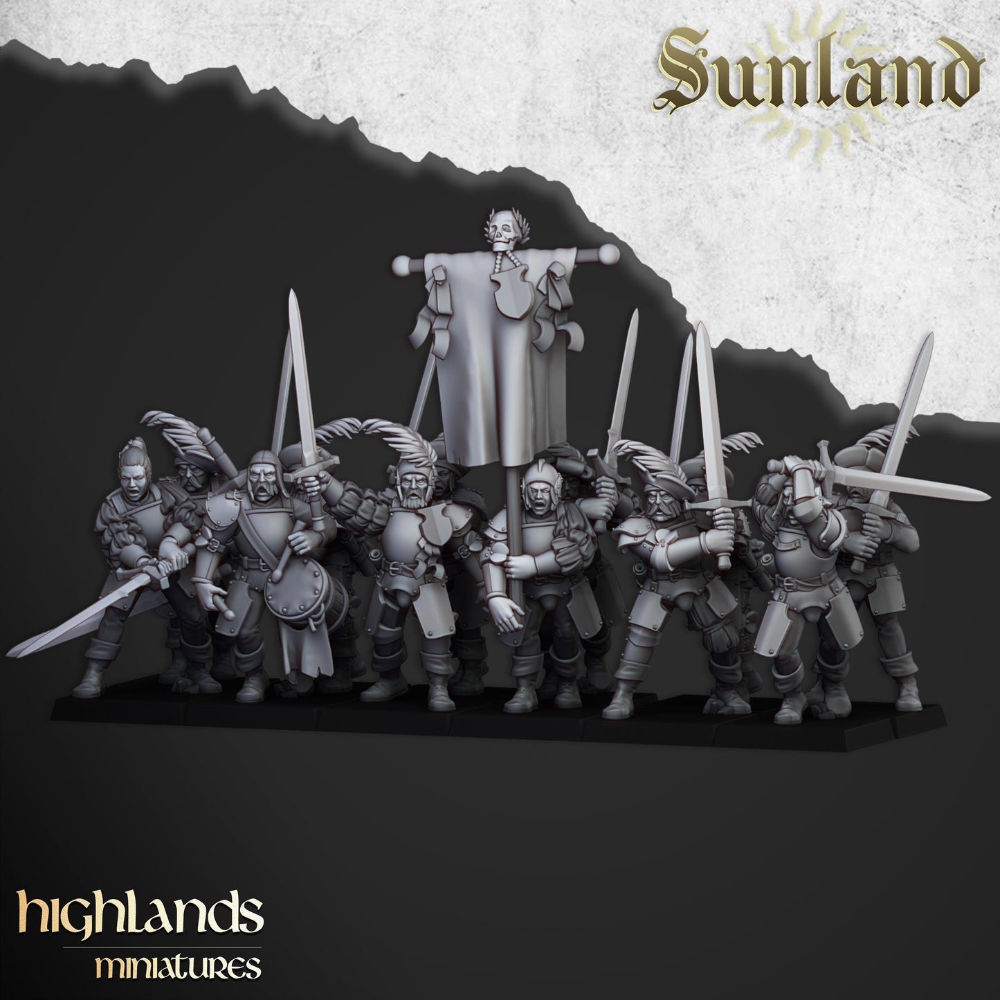 Sunland Landsknechts 12x - Highlands Miniatures