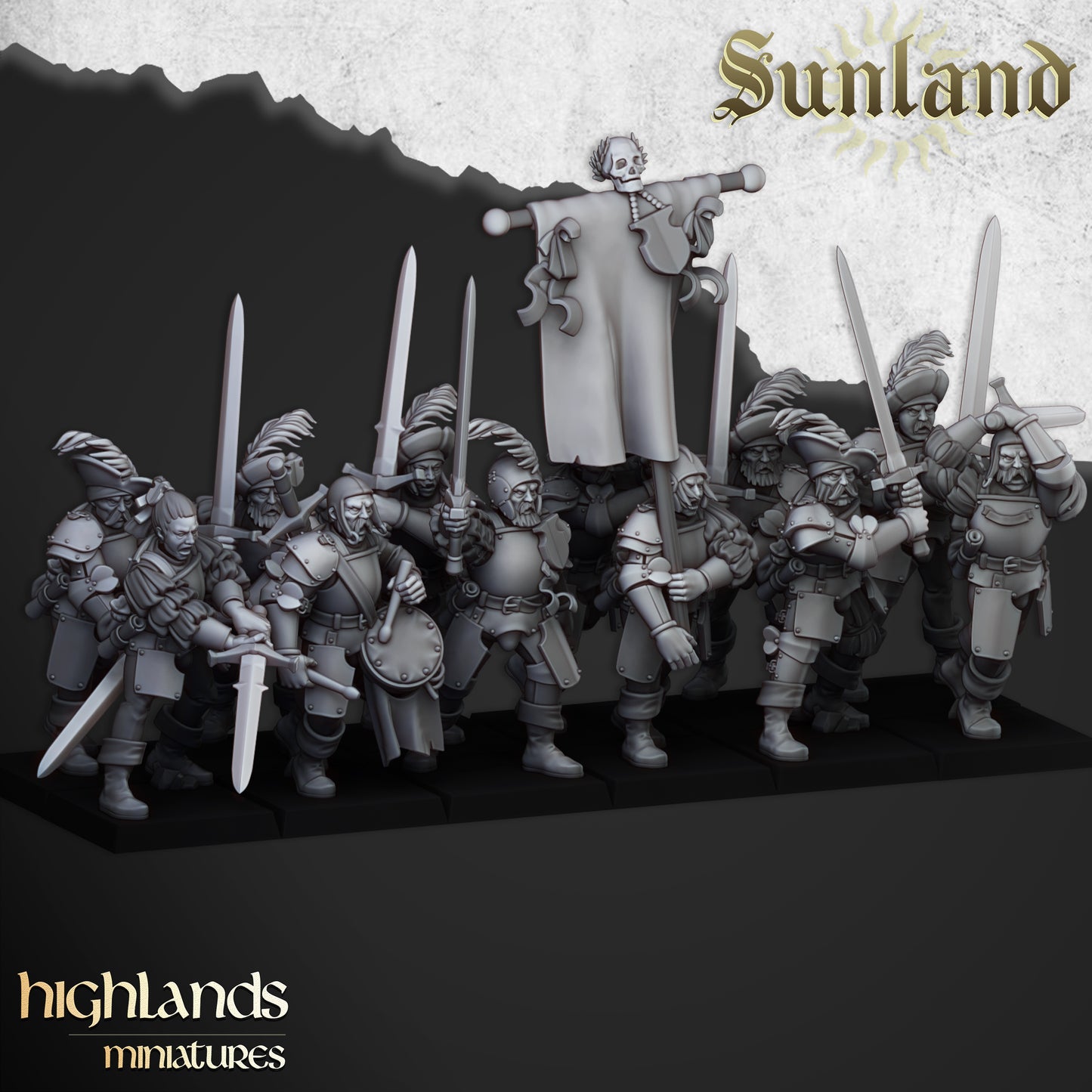 Sunland Landsknechts 12x - Highlands Miniatures
