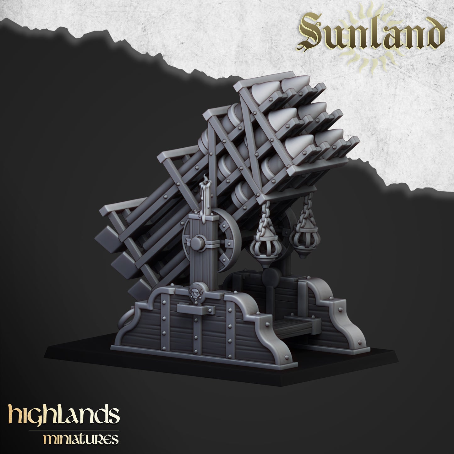 Sunland Artillery set - Highlands Miniatures