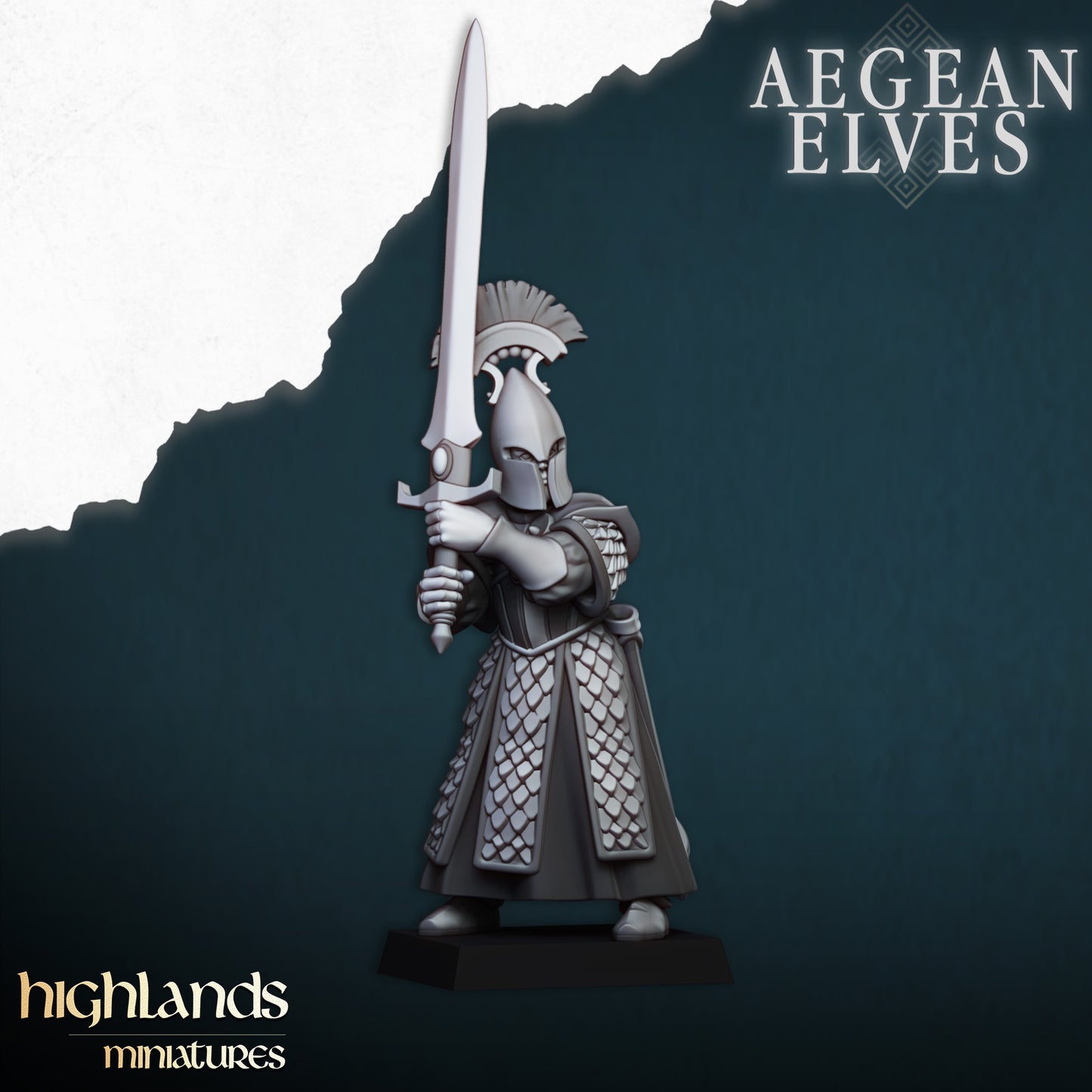 Aegean Elves Swords of Messara 15x - Highlands Miniatures