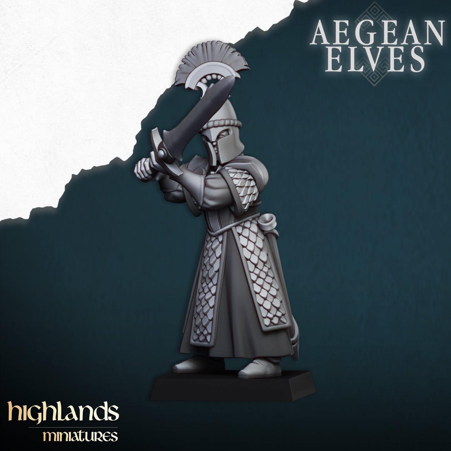 Aegean Elves Swords of Messara 15x - Highlands Miniatures