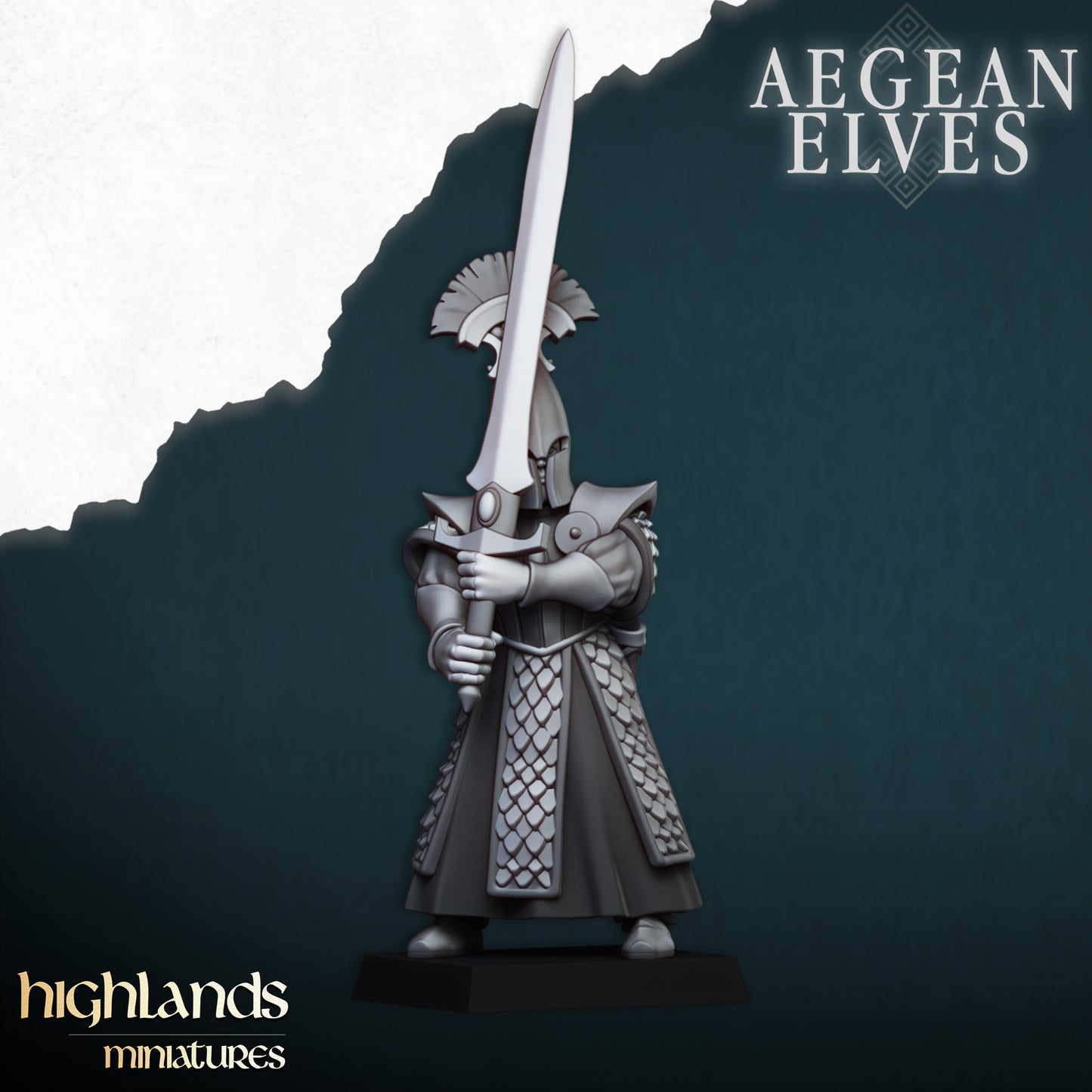 Aegean Elves Swords of Messara 15x - Highlands Miniatures