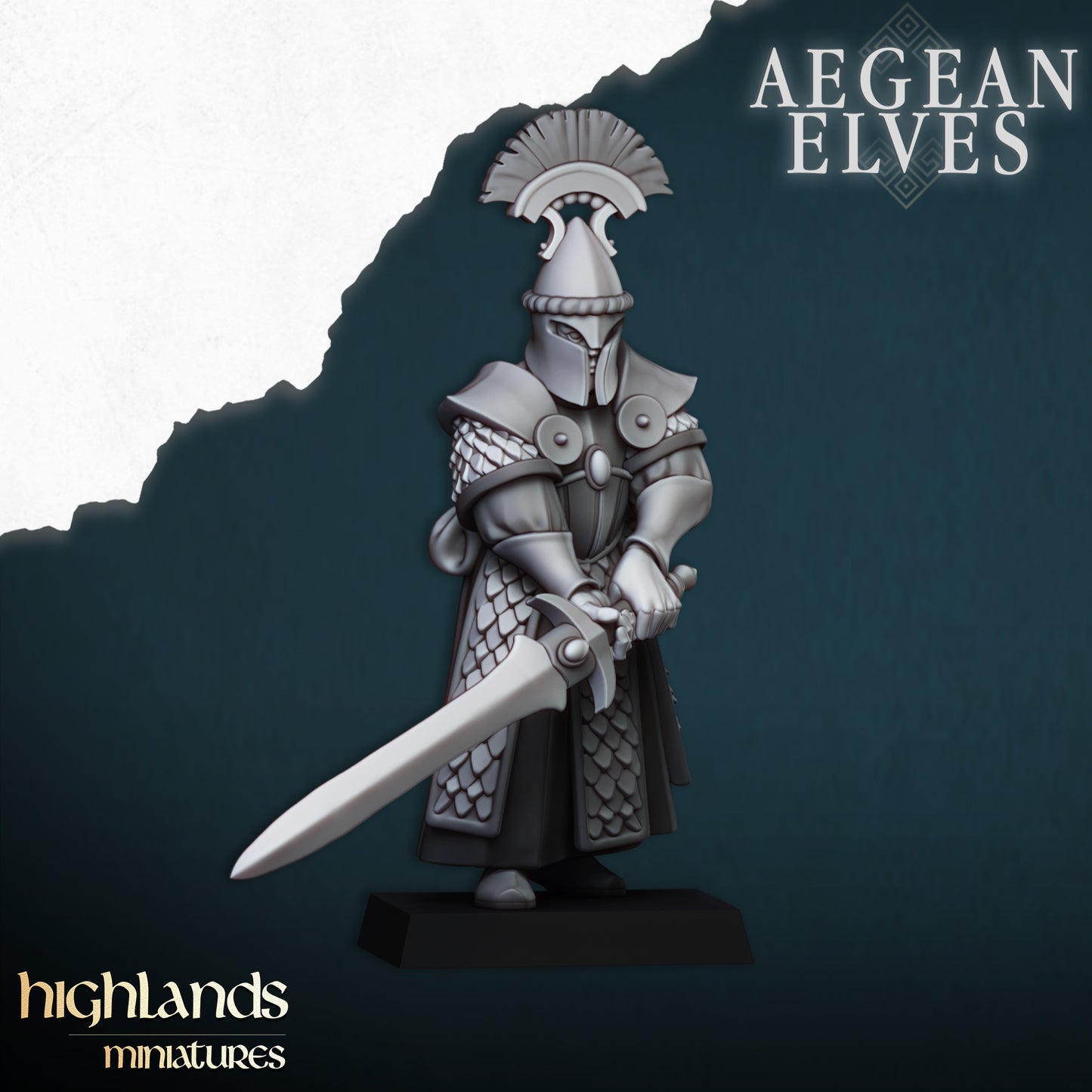 Aegean Elves Swords of Messara 15x - Highlands Miniatures