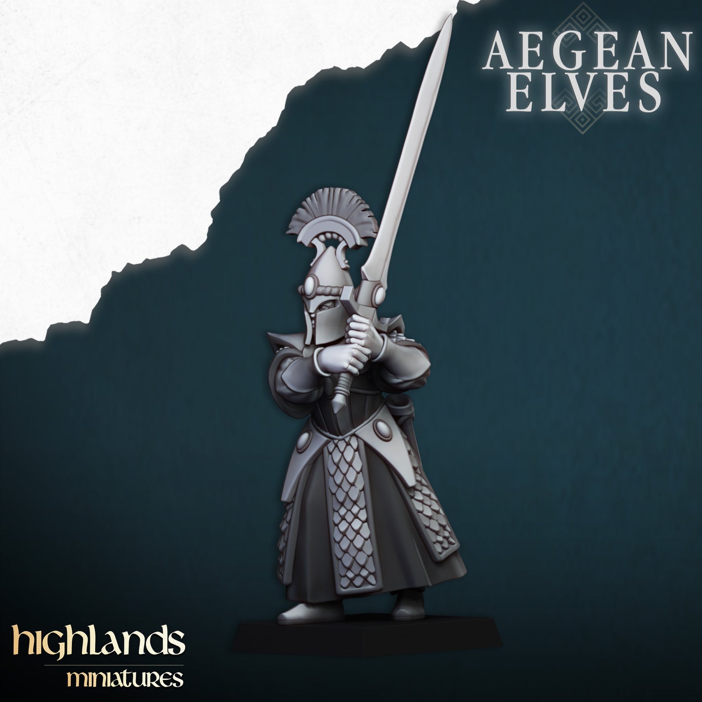 Aegean Elves Swords of Messara 15x - Highlands Miniatures