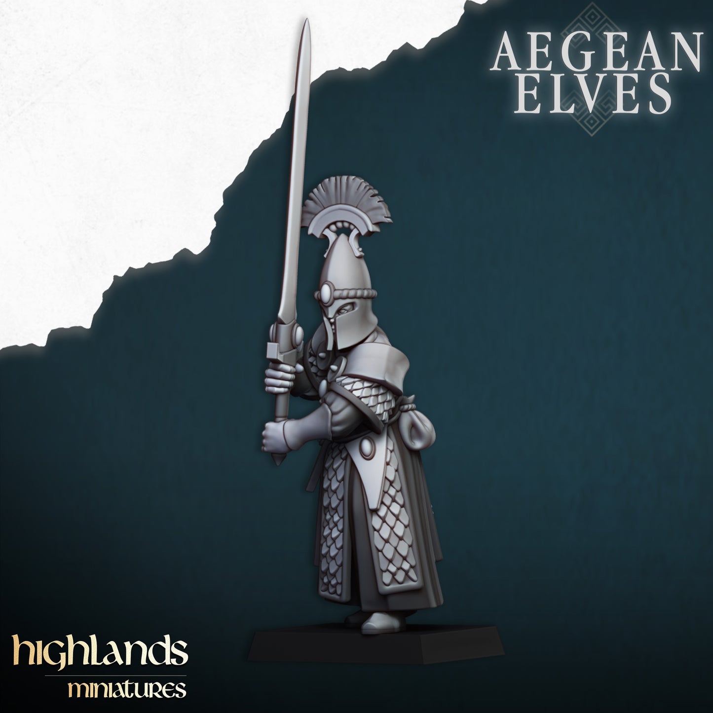 Aegean Elves Swords of Messara 15x - Highlands Miniatures
