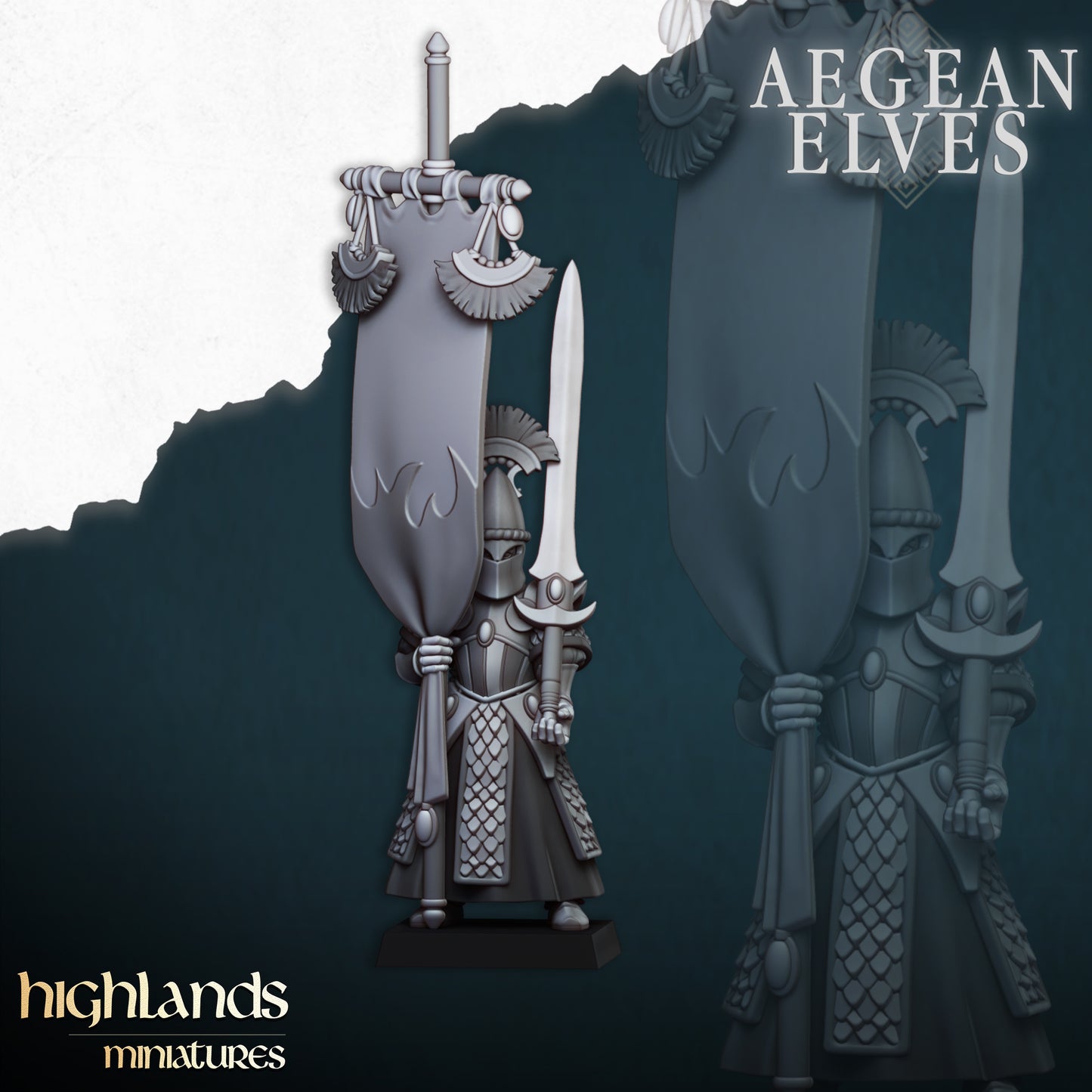 Aegean Elves Swords of Messara 15x - Highlands Miniatures