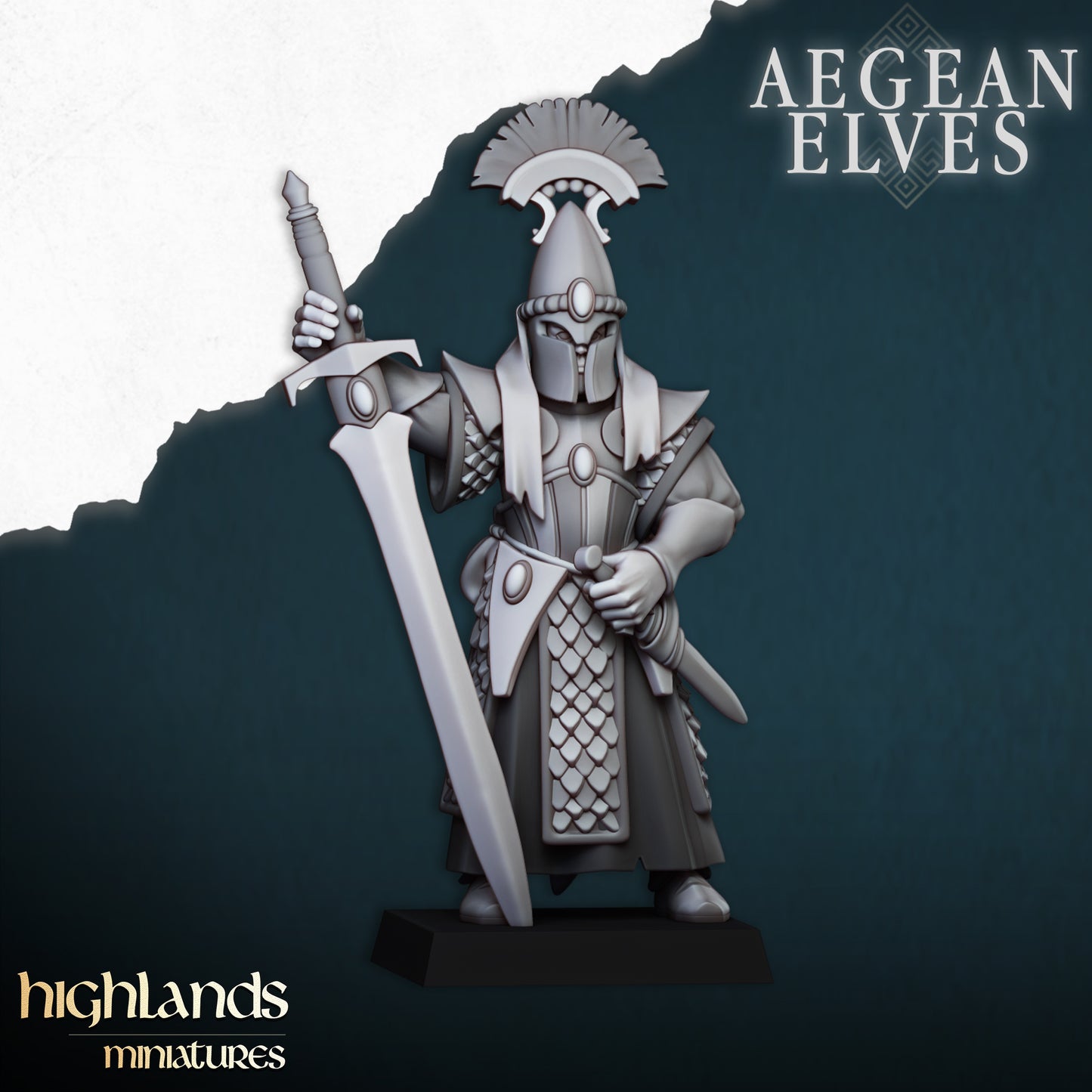 Aegean Elves Swords of Messara 15x - Highlands Miniatures