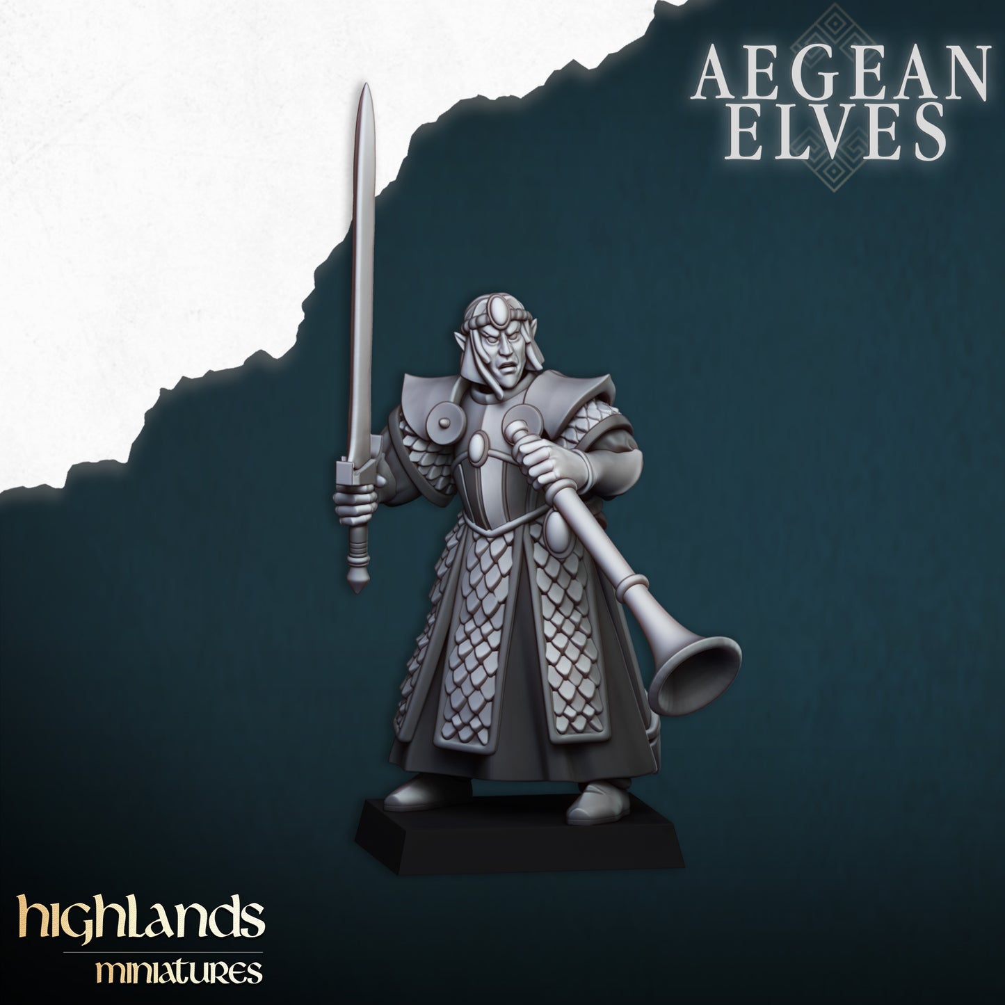 Aegean Elves Swords of Messara 15x - Highlands Miniatures