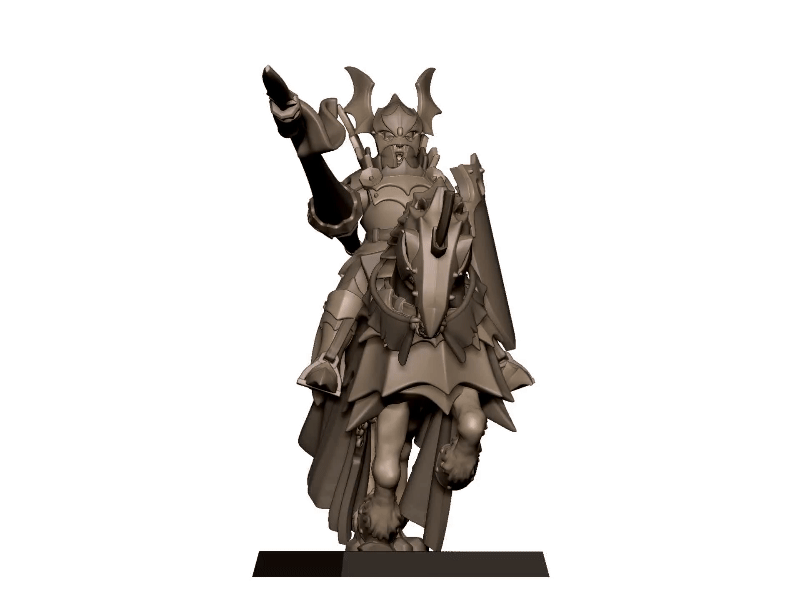 Transilvanya Vampire Knights Steeds 8x - Highlands Miniatures