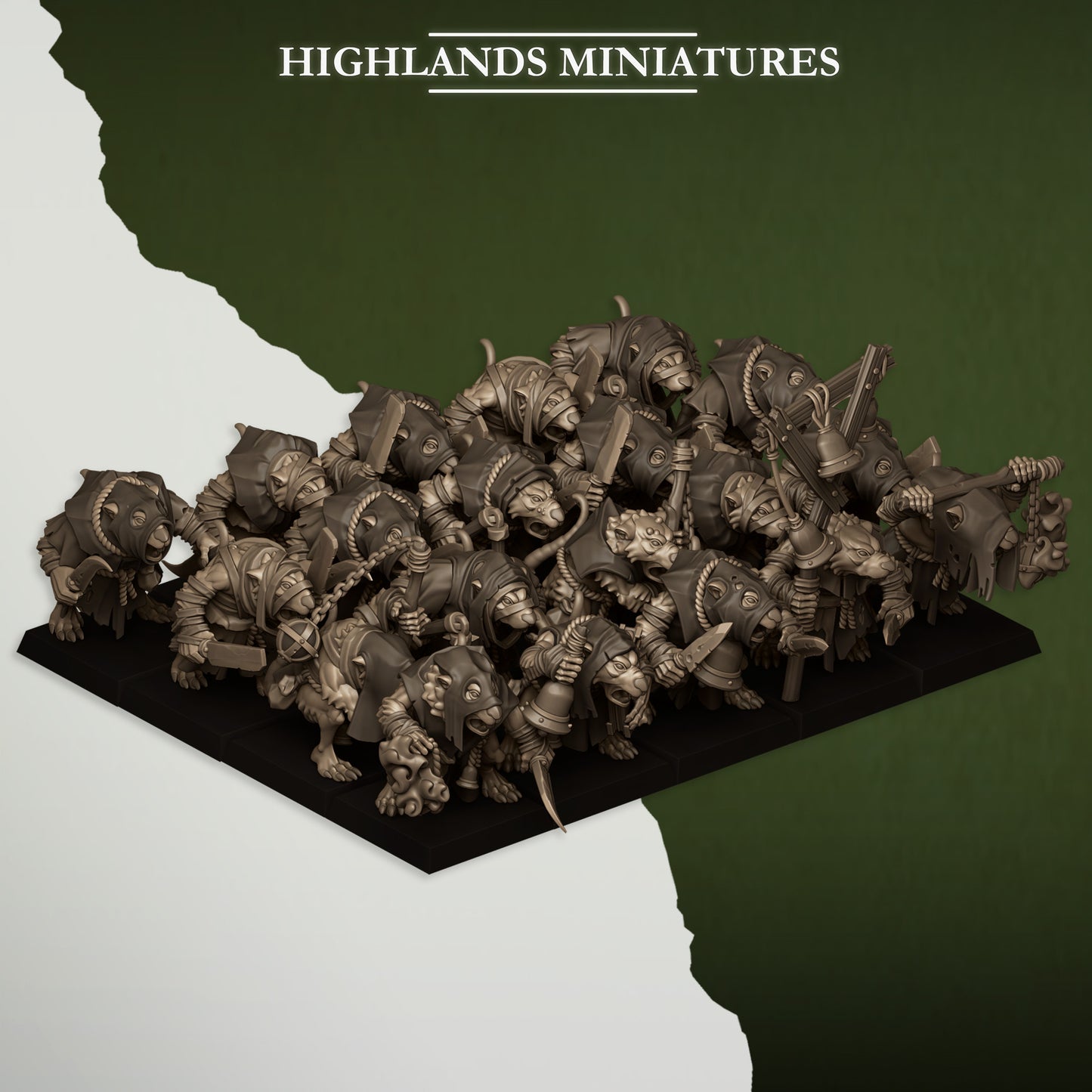 Sewer Vermin Acolytes - Highlands Miniatures
