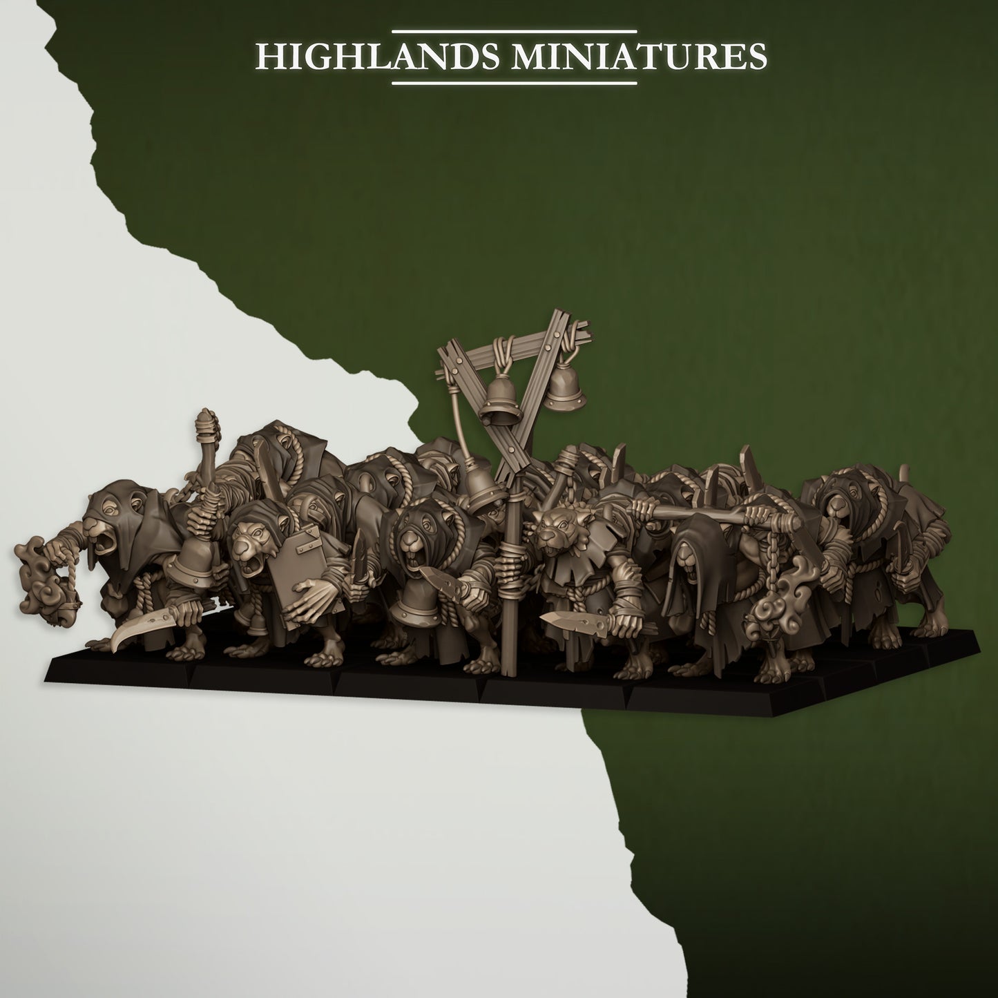 Sewer Vermin Acolytes - Highlands Miniatures