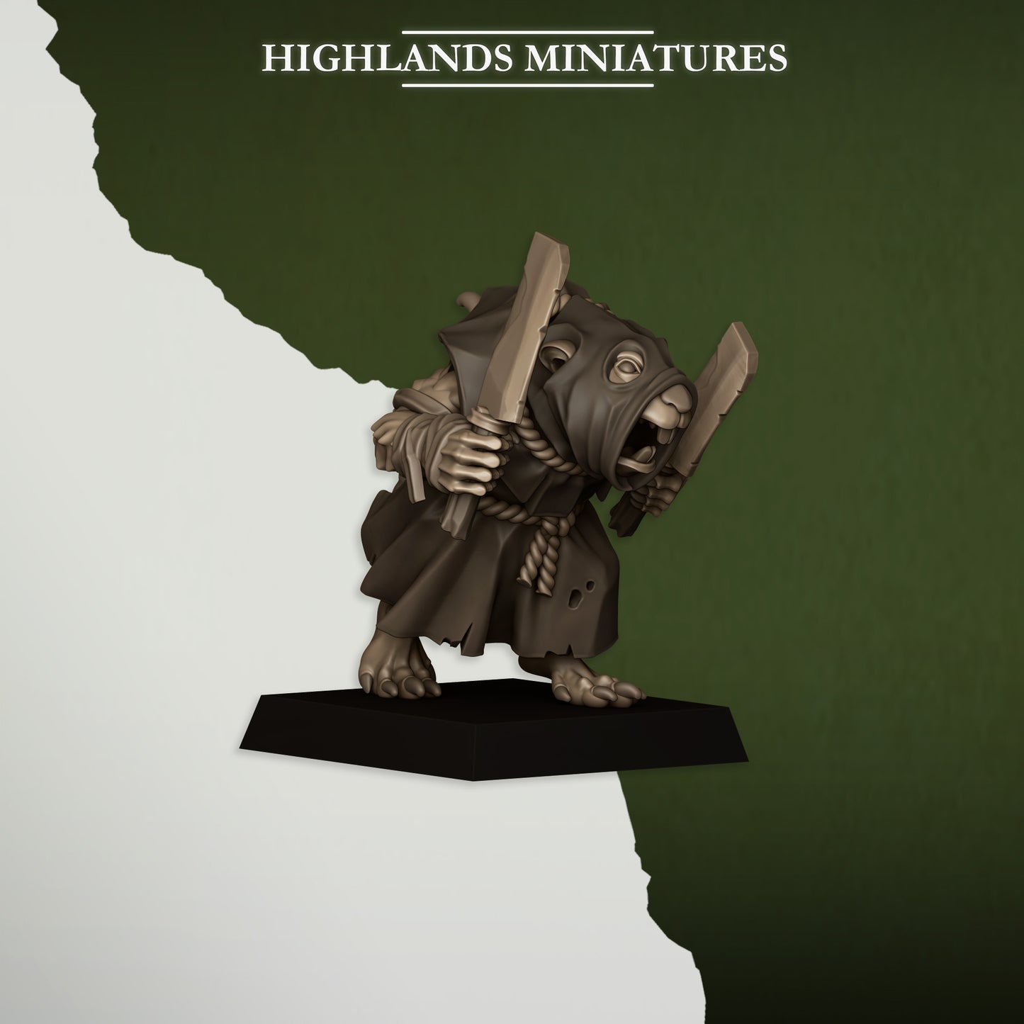 Sewer Vermin Acolytes - Highlands Miniatures