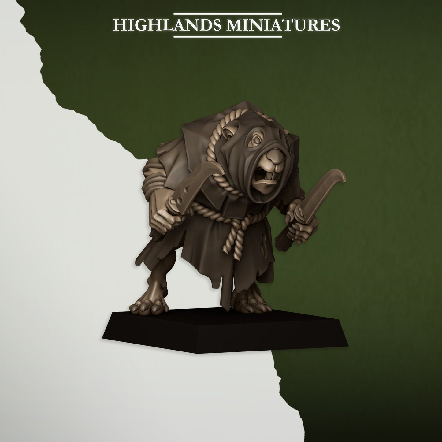 Sewer Vermin Acolytes - Highlands Miniatures