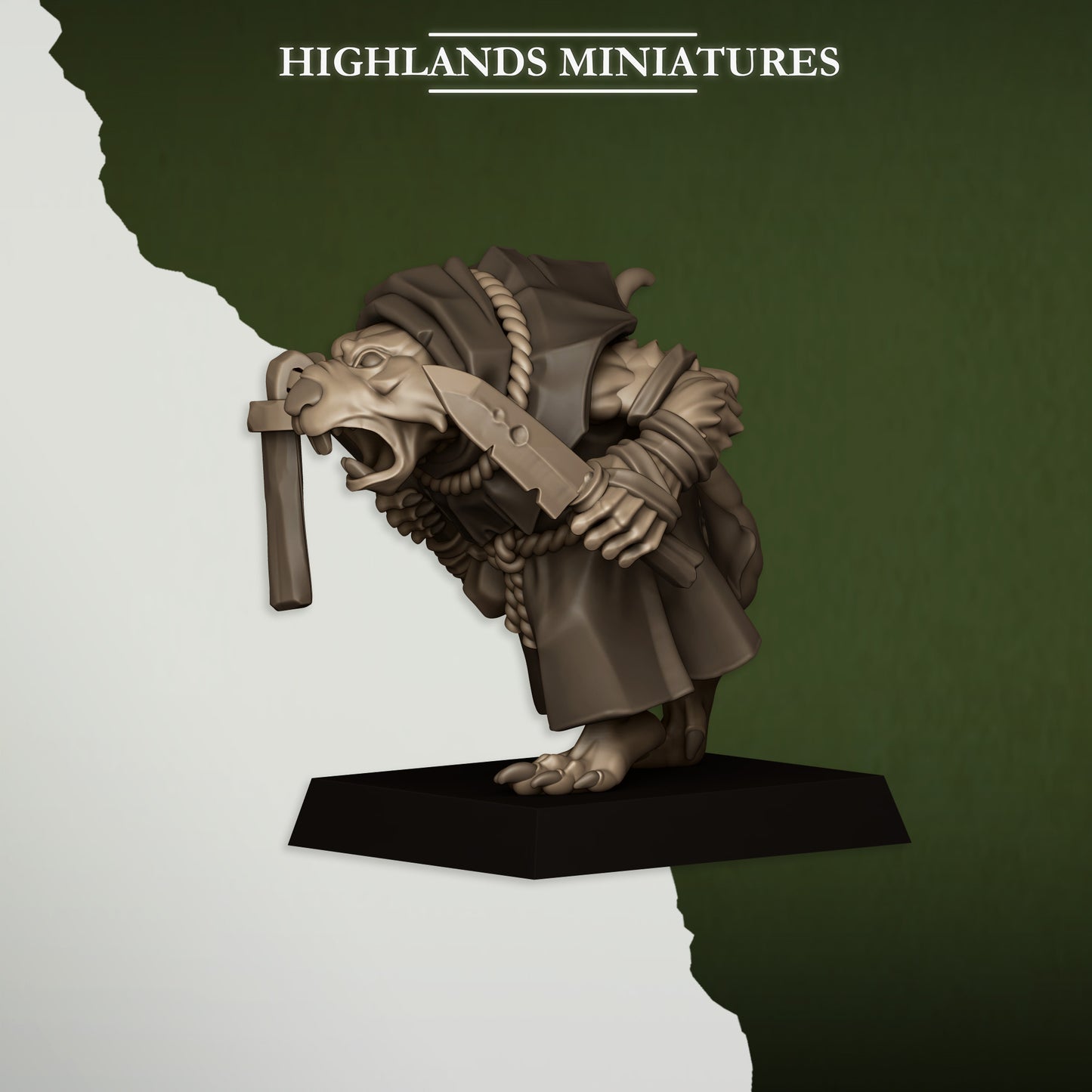 Sewer Vermin Acolytes - Highlands Miniatures