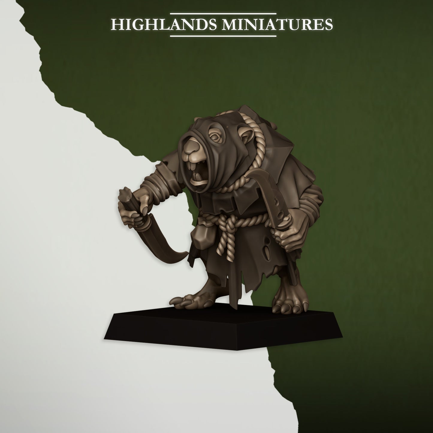 Sewer Vermin Acolytes - Highlands Miniatures