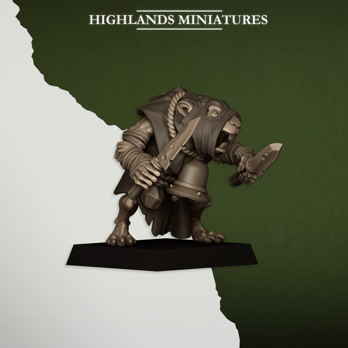 Sewer Vermin Acolytes - Highlands Miniatures