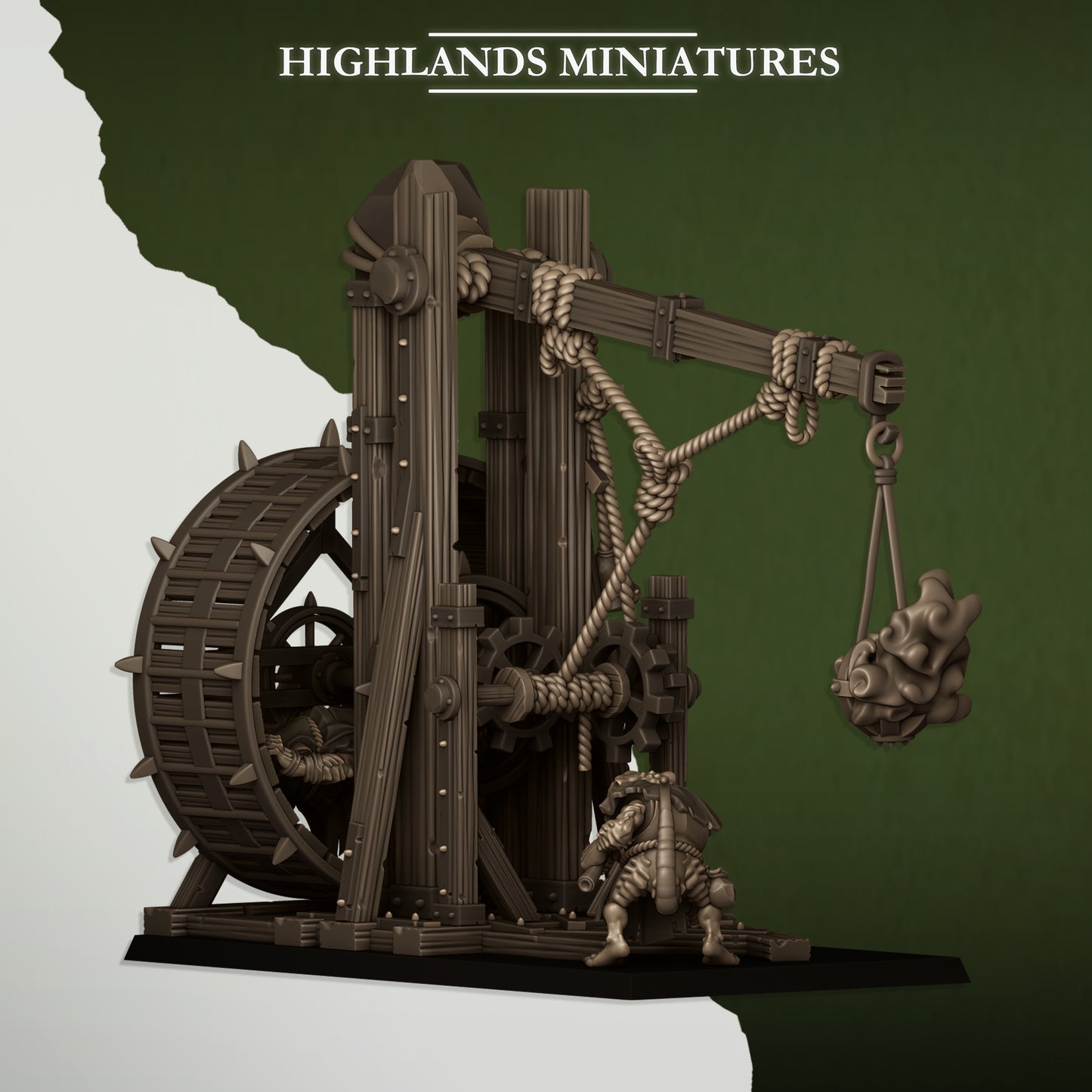 Sewer Vermin Vermin Censer Thrower with crew - Highlands Miniatures