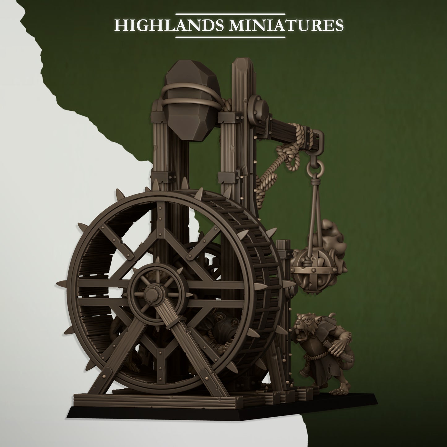 Sewer Vermin Vermin Censer Thrower with crew - Highlands Miniatures
