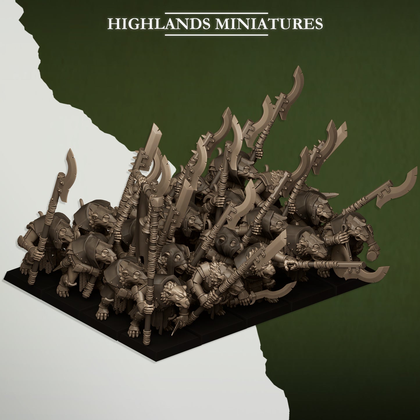 Sewer Vermin Vanguard - Highlands Miniatures