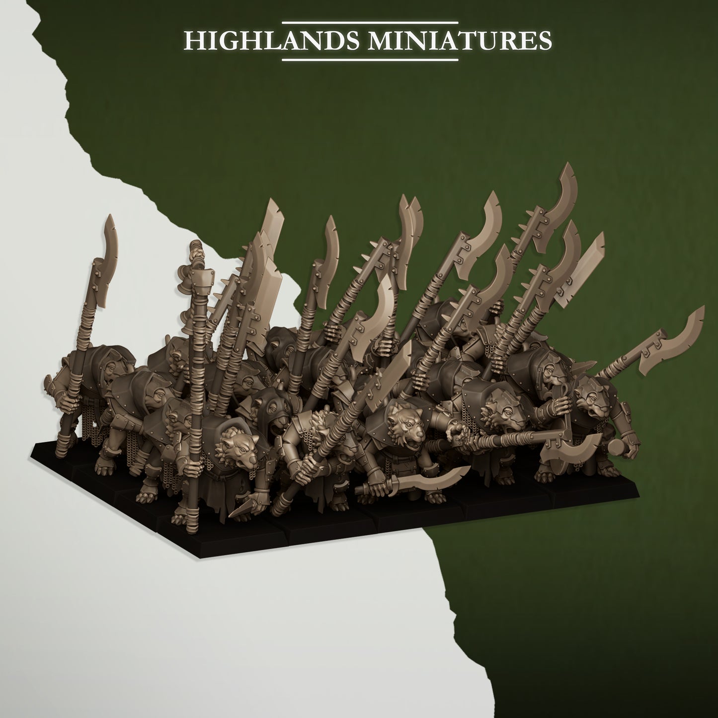 Sewer Vermin Vanguard - Highlands Miniatures