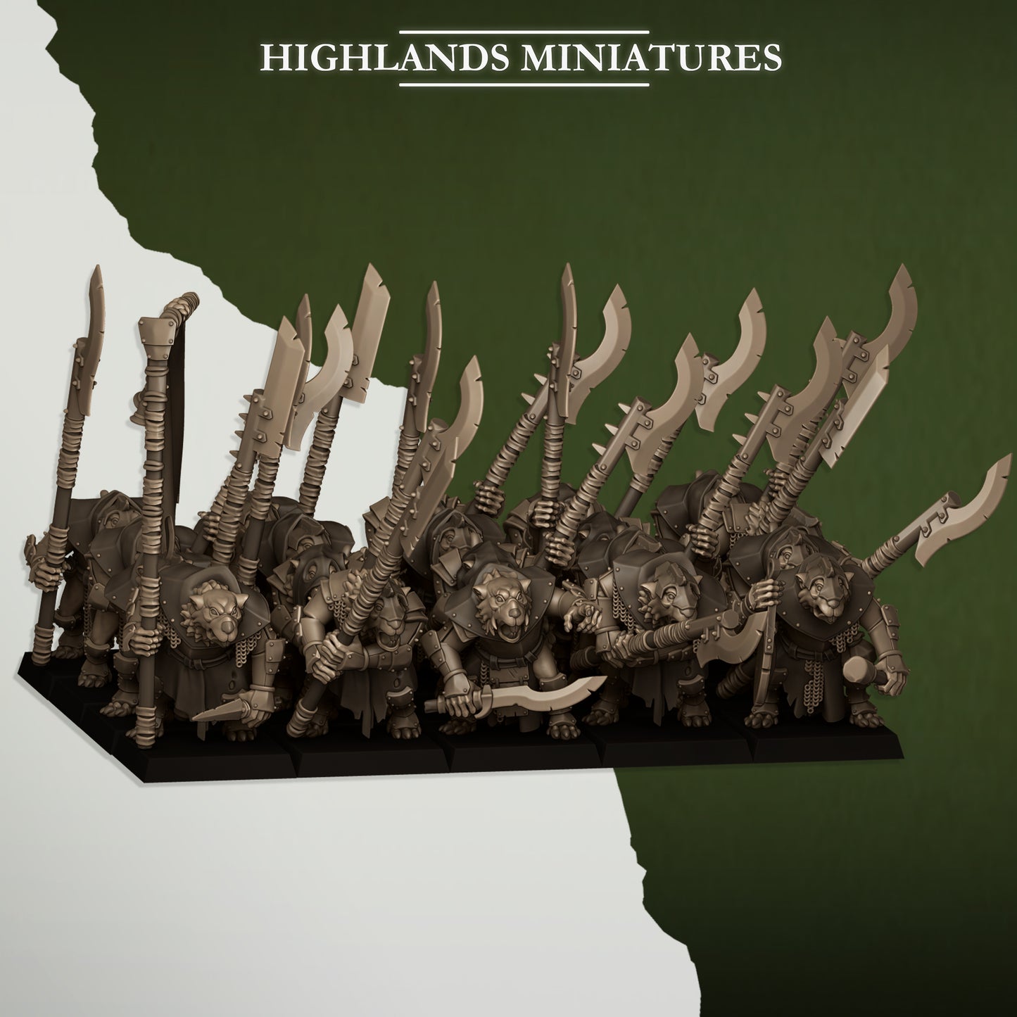 Sewer Vermin Vanguard - Highlands Miniatures