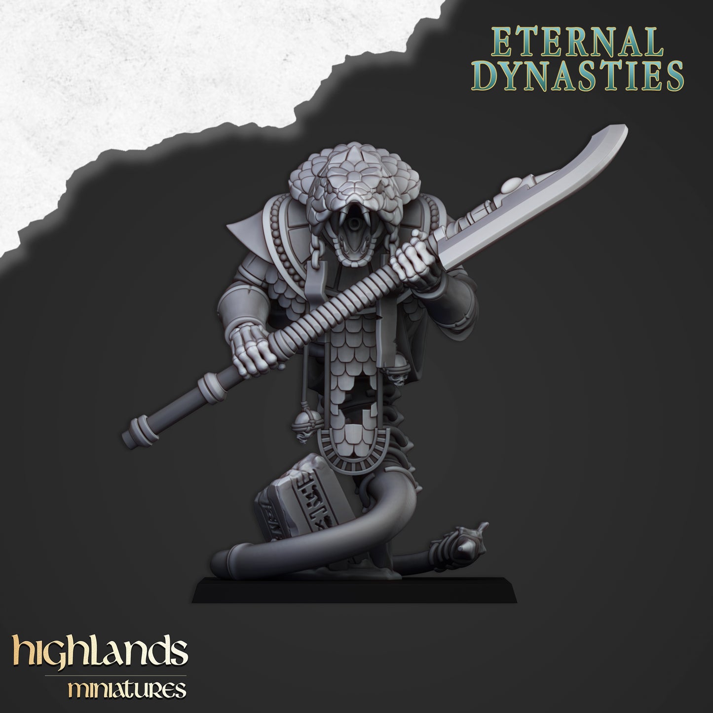 Eternal Dynasties Wadjets 3x - Highlands Miniatures
