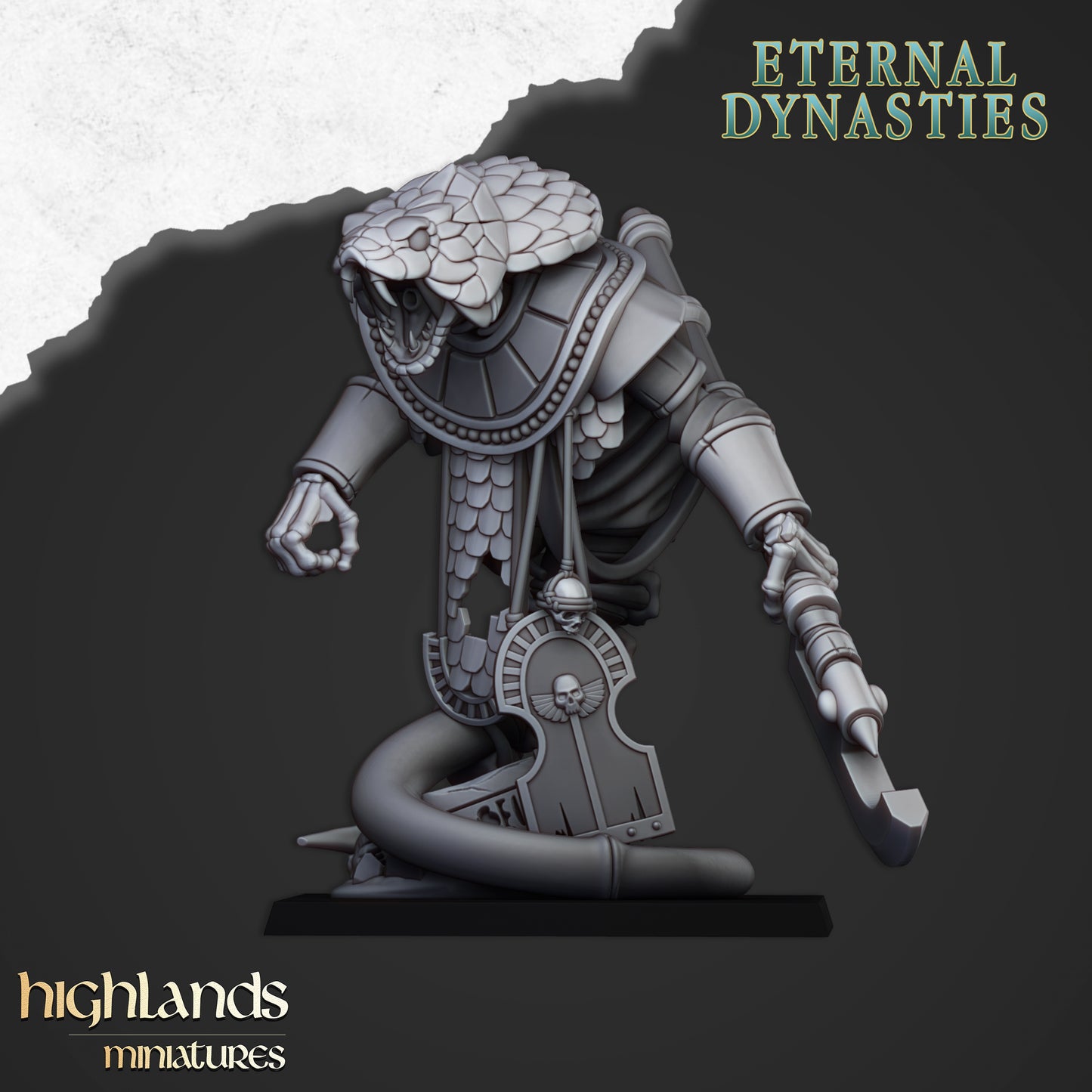 Eternal Dynasties Wadjets 3x - Highlands Miniatures