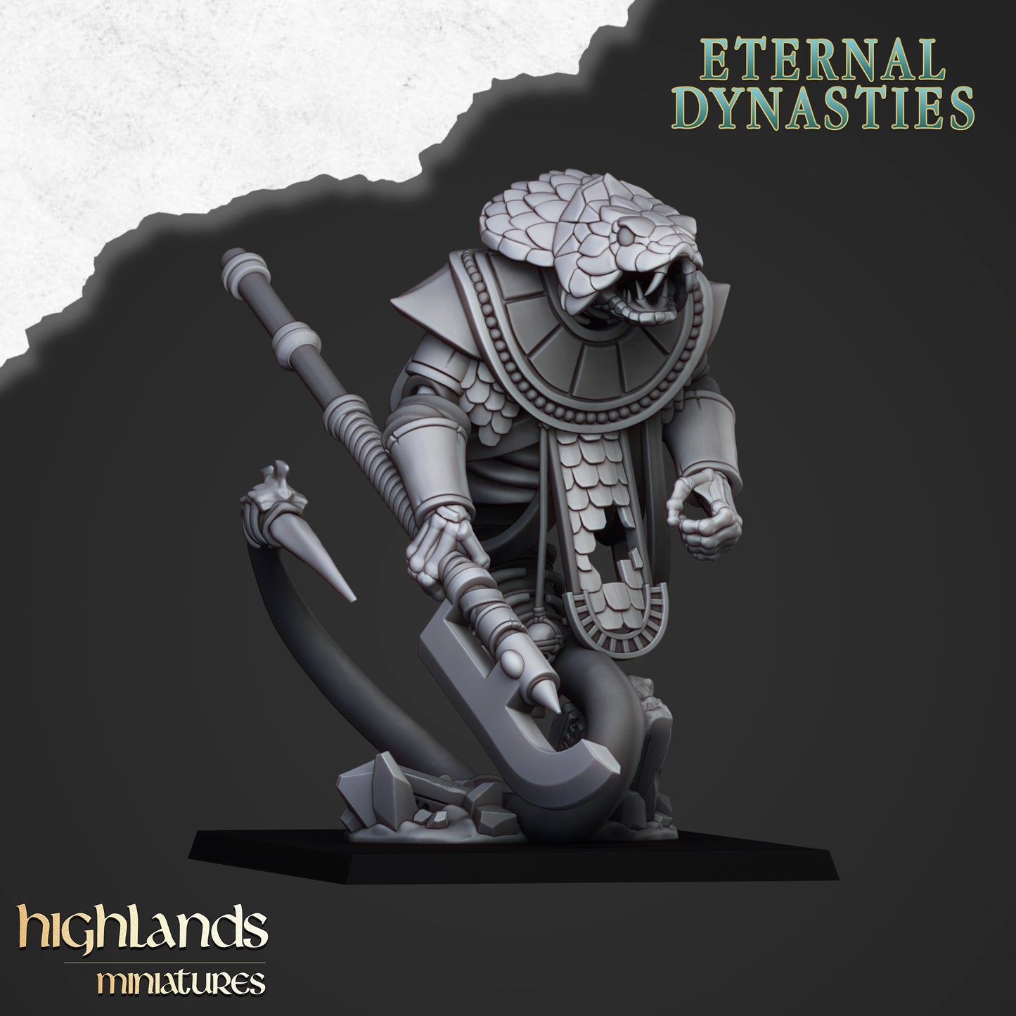 Eternal Dynasties Wadjets 3x - Highlands Miniatures