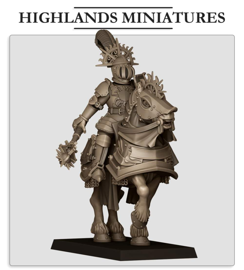 Sunland Chivalry Order Elector - Golden Flames Fillers & Heroes - Highlands Miniatures