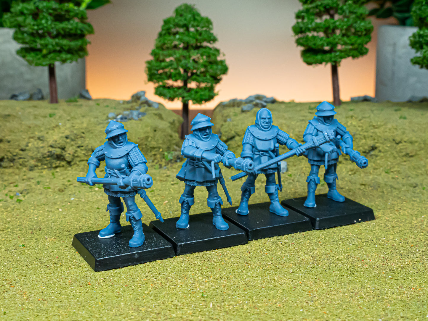Gallia Shooters: Handgunners Fillers & Heroes - Highlands Miniatures