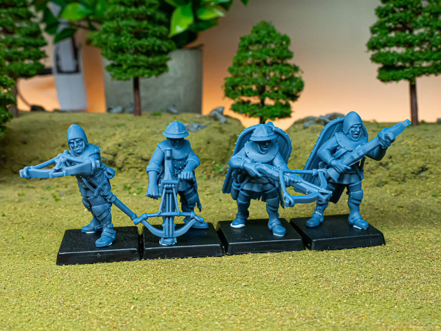 Gallia Shooters: Crossbowmen Fillers & Heroes - Highlands Miniatures