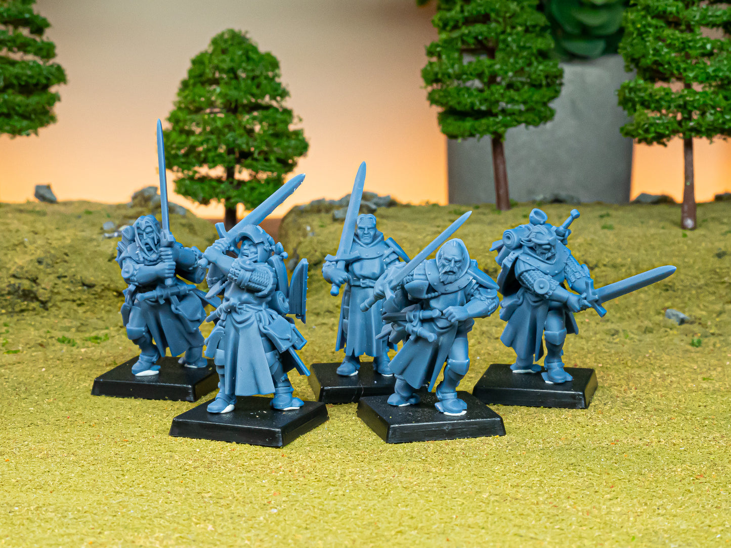 Dismounted Questing Knights Fillers & Heroes - Highlands Miniatures
