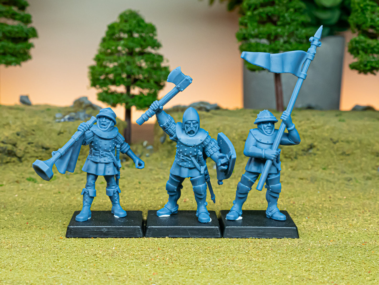 Gallia Shooters: Command Group Fillers & Heroes - Highlands Miniatures
