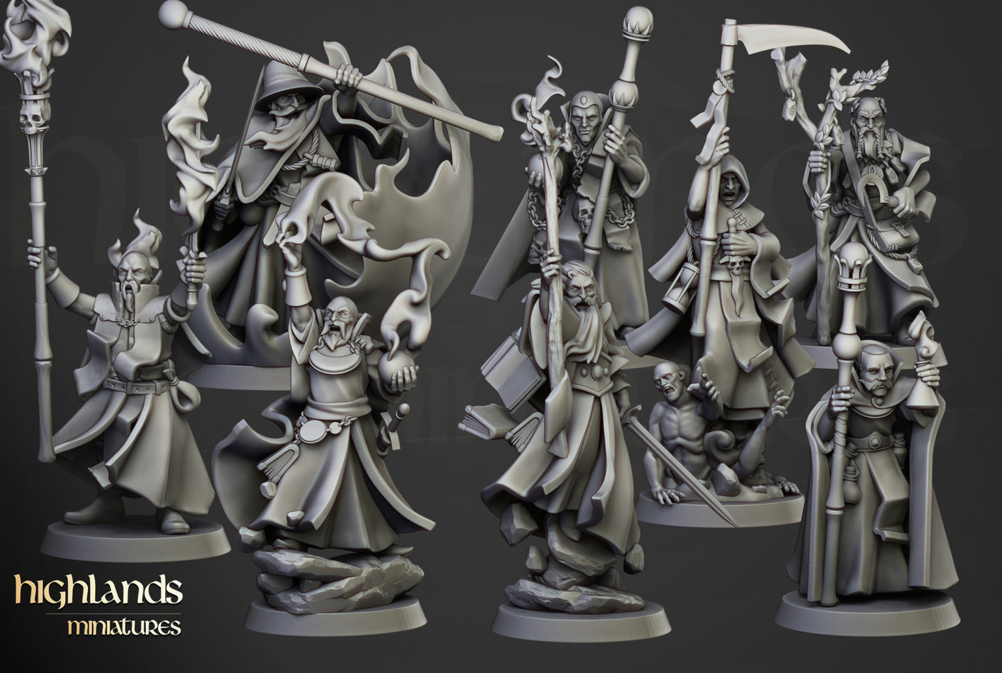 Sunland Houses of Magic - Wizards of the Empire of Sun- Highlands Miniatures