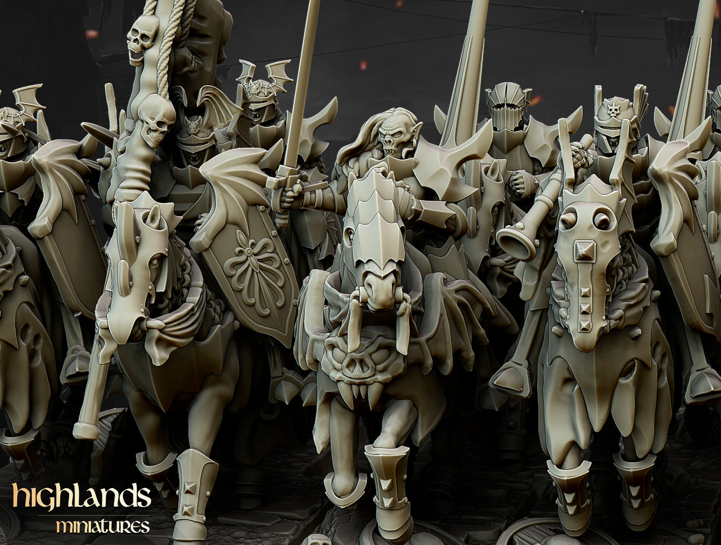 Transilvanya Vampire Knights 5x - Highlands Miniatures