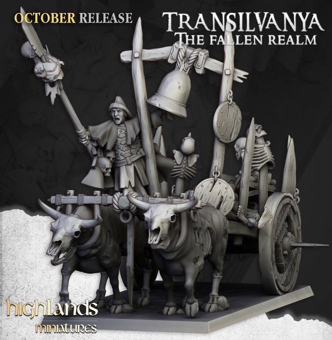 Transilvanya Corpse Cart - Highlands Miniatures