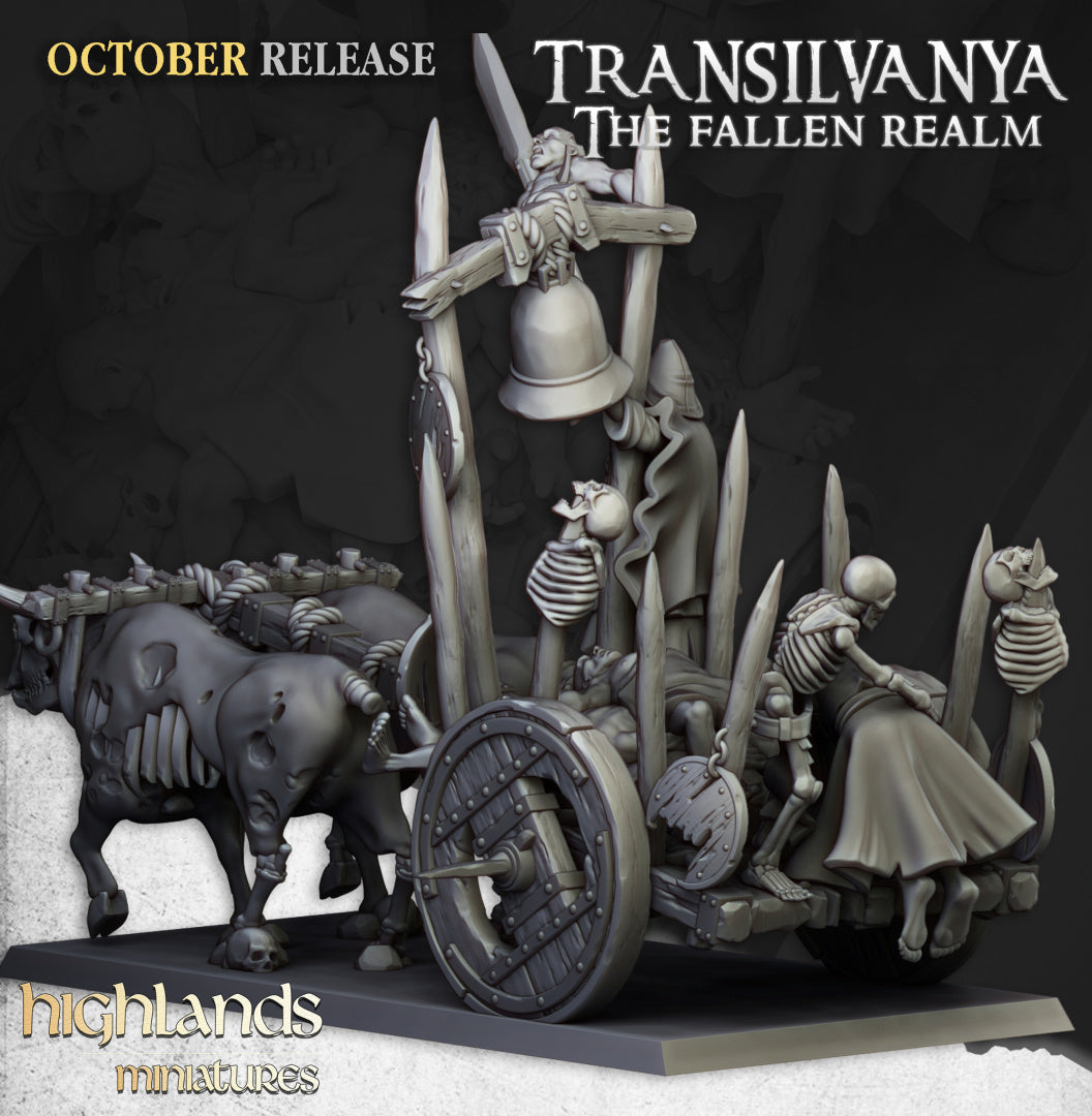Transilvanya Corpse Cart - Highlands Miniatures