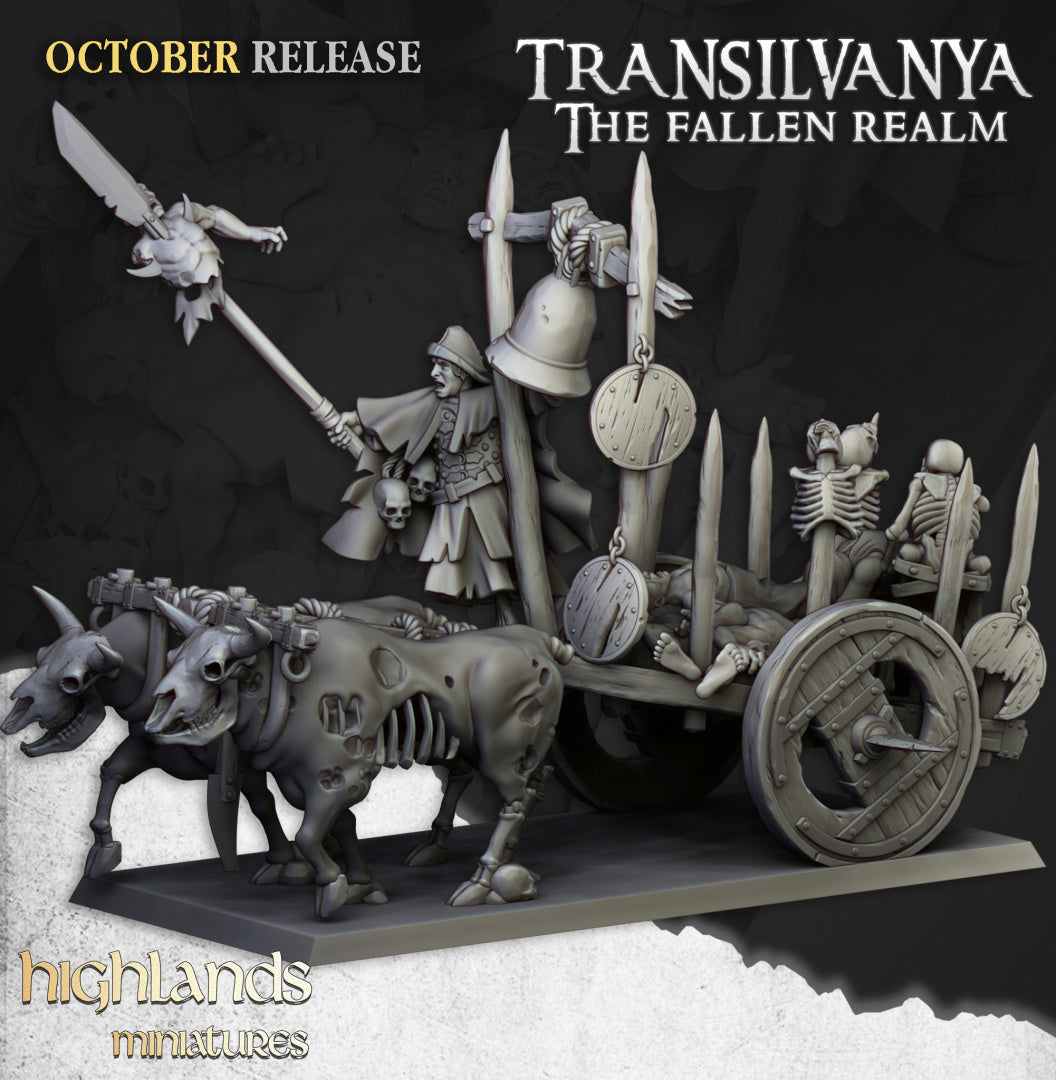 Transilvanya Corpse Cart - Highlands Miniatures