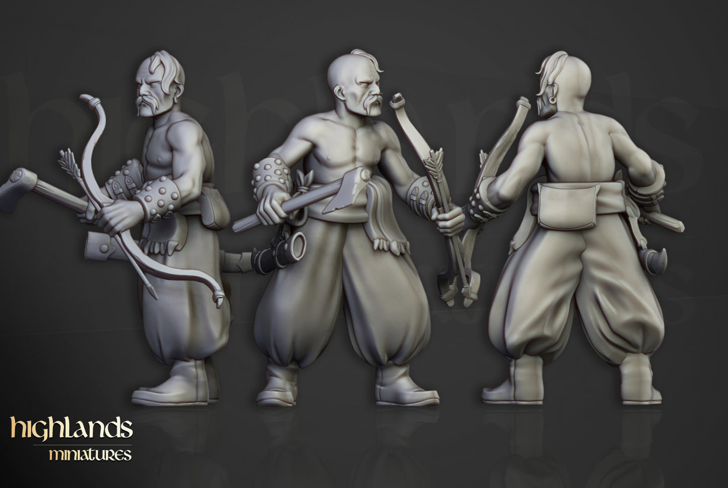 Volhynia Harbor Cossacks 10x - Highlands Miniatures