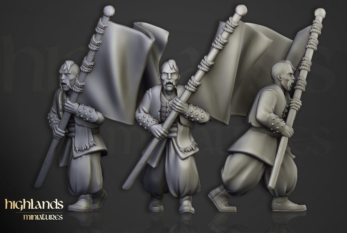 Volhynia Harbor Cossacks 10x - Highlands Miniatures