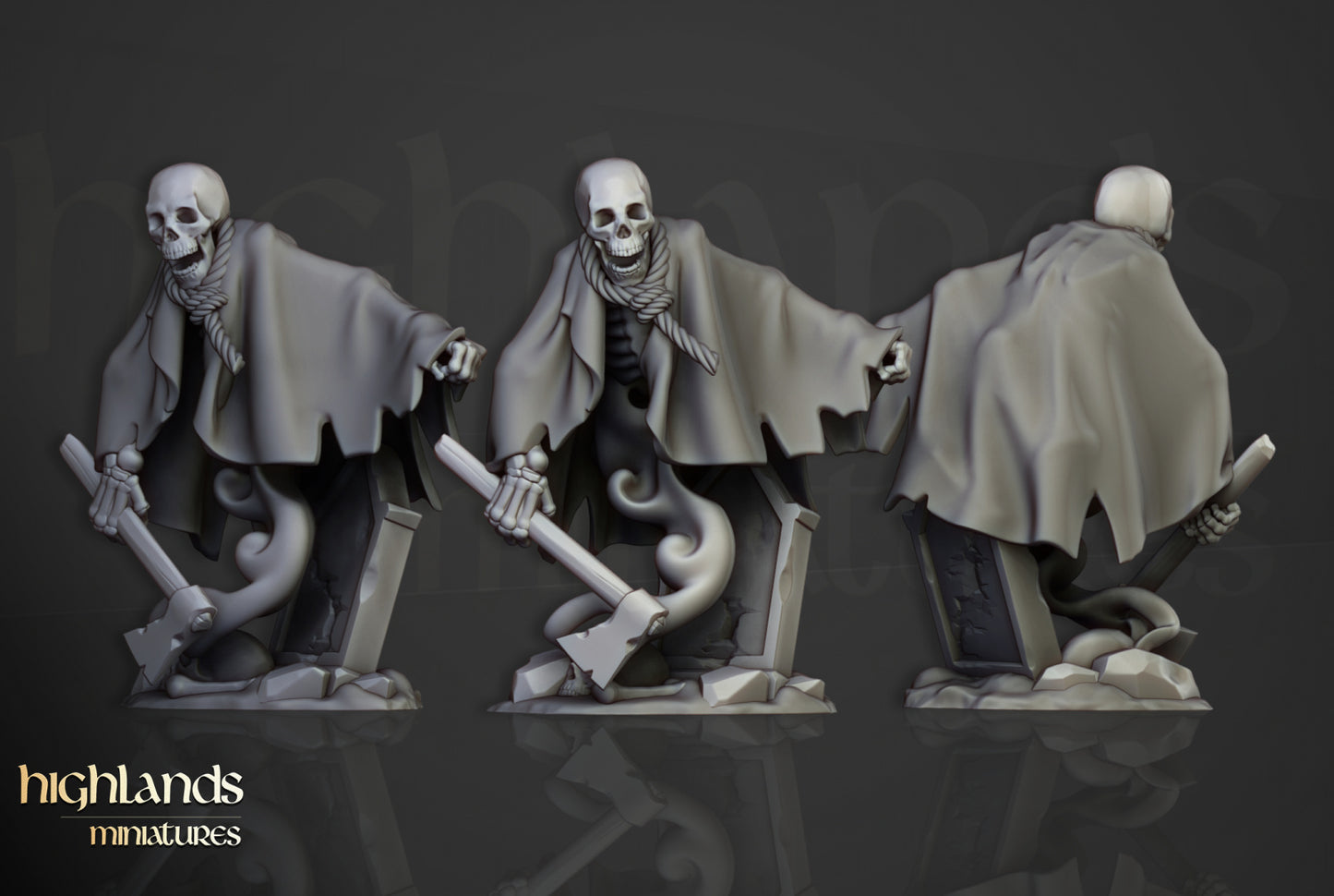 Transilvanya Crypt Ghosts Unit 6x - Highlands Miniatures
